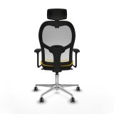 Kontorstol med hovedgrde Piqueras y Crespo 3D086G2 Gul #5