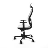 Kontorstol med hovedgrde Jorquera Piqueras y Crespo 1D036N1 Hvid #3