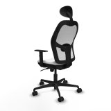 Kontorstol med hovedgrde Jorquera Piqueras y Crespo 1D036N1 Hvid #4