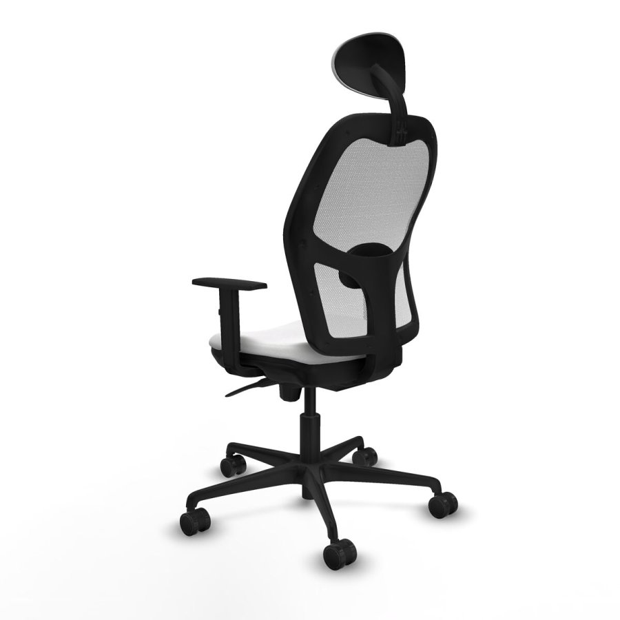 Kontorstol med hovedgrde Jorquera Piqueras y Crespo 1D036N1 Hvid #4