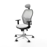 Kontorstol med hovedgrde Jorquera Piqueras y Crespo 1D086G1 Hvid #2