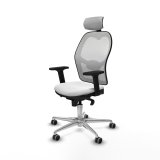 Kontorstol med hovedgrde Piqueras y Crespo 2D086G2 Hvid #2