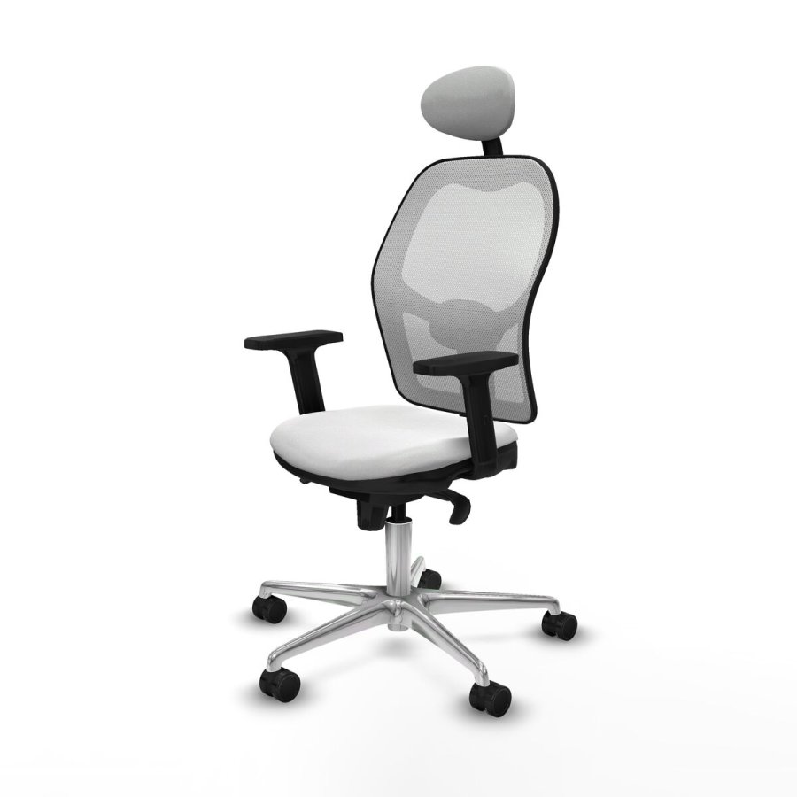 Kontorstol med hovedgrde Piqueras y Crespo 2D086N1 Hvid #2