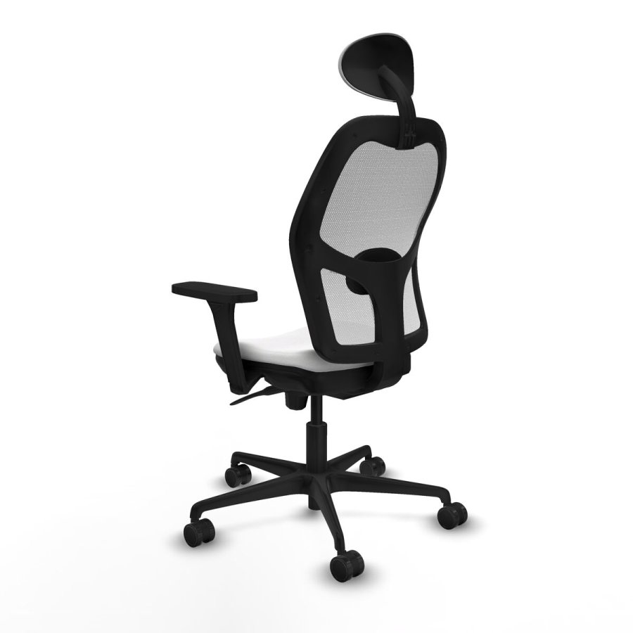 Kontorstol med hovedgrde Piqueras y Crespo 3D036N1 Hvid #4