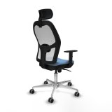 Kontorstol med hovedgrde Piqueras y Crespo 1D086G2 Himmelbl #6