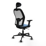 Kontorstol med hovedgrde Piqueras y Crespo 2D036G1 Himmelbl #6