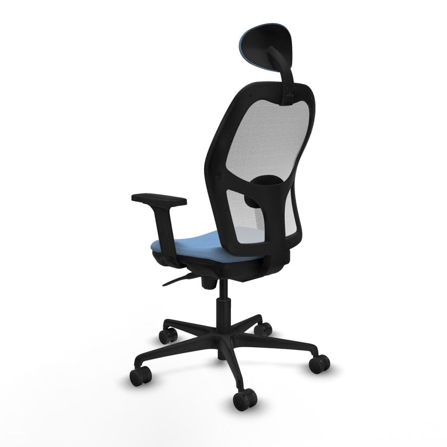 Kontorstol med hovedgrde Piqueras y Crespo 2D036N1 Himmelbl #4