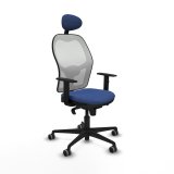 Kontorstol med hovedgrde Jorquera Piqueras y Crespo 1D036G1 Marinebl #1