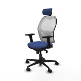 Kontorstol med hovedg�rde Piqueras y Crespo 2D036N2 Marinebl� #2