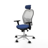 Kontorstol med hovedg�rde Piqueras y Crespo 3D086N2 Marinebl� #7