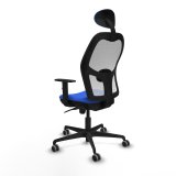 Kontorstol med hovedg�rde Jorquera Piqueras y Crespo 1D036G1 Bl� #4