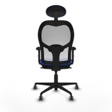 Kontorstol med hovedg�rde Piqueras y Crespo 2D036G1 Bl� #5