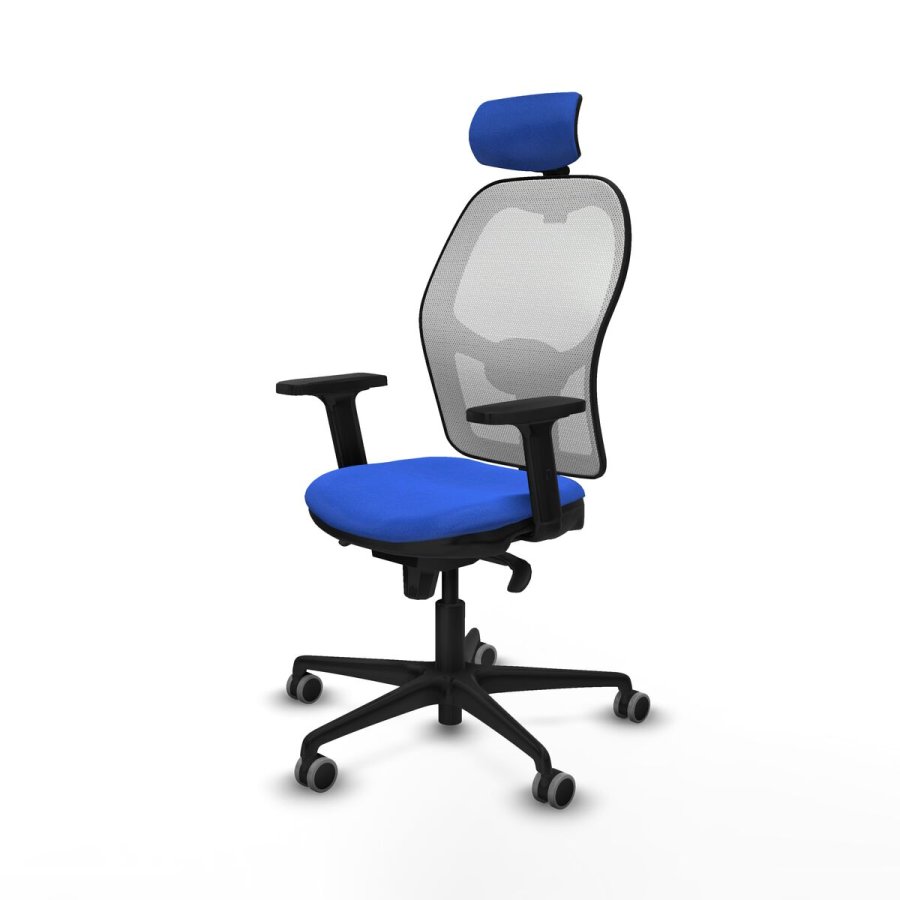 Kontorstol med hovedg�rde Piqueras y Crespo 2D036G2 Bl� #2