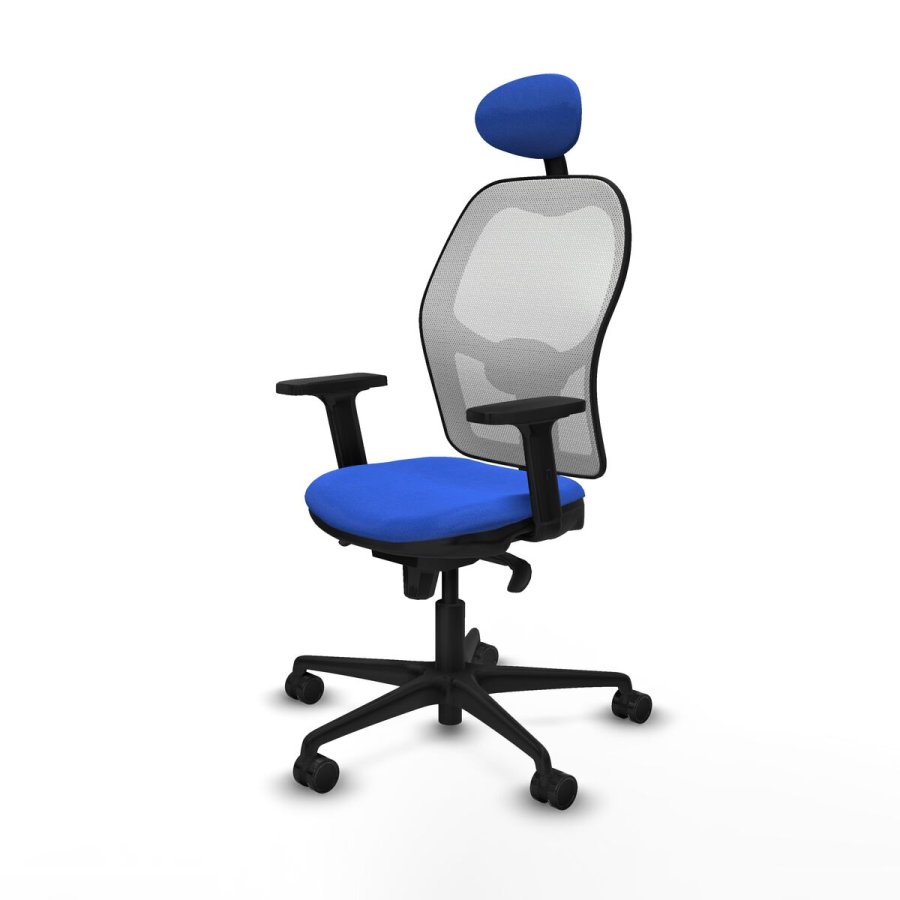 Kontorstol med hovedg�rde Piqueras y Crespo 2D036N1 Bl� #2