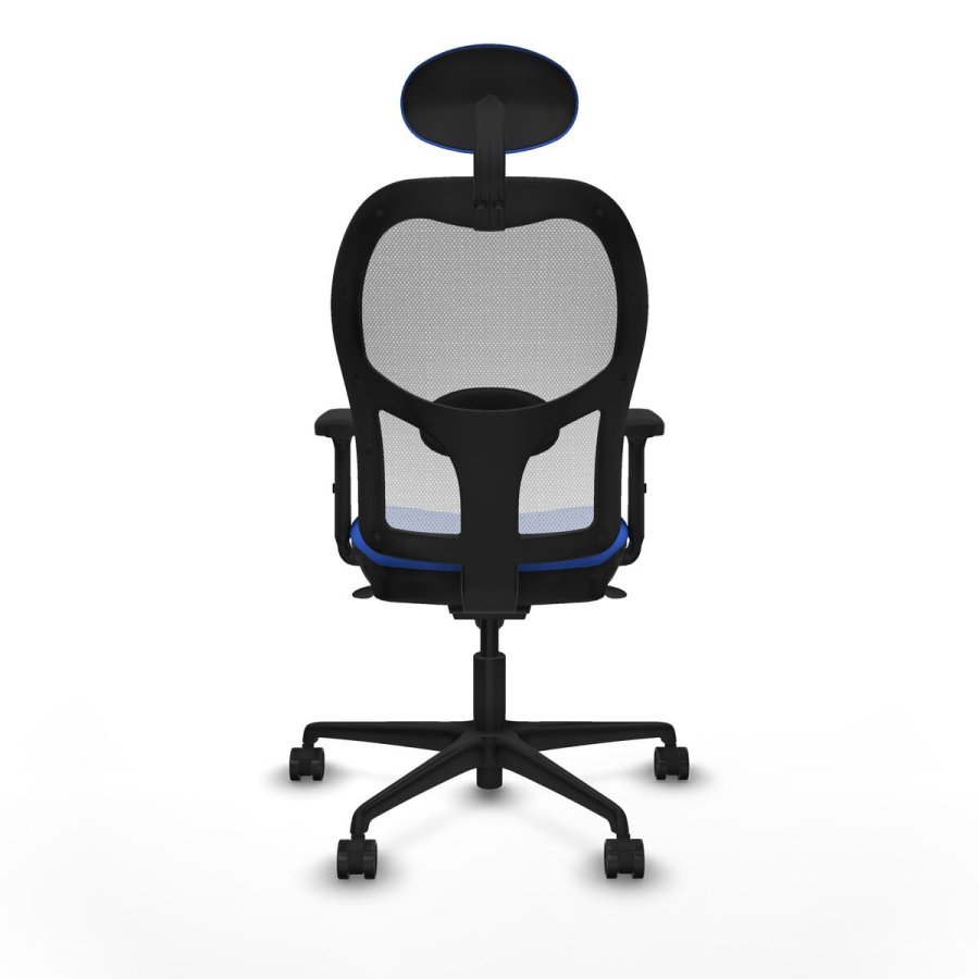 Kontorstol med hovedg�rde Piqueras y Crespo 2D036N1 Bl� #5