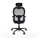 Kontorstol med hovedg�rde Piqueras y Crespo 2D036N2 Bl� #5