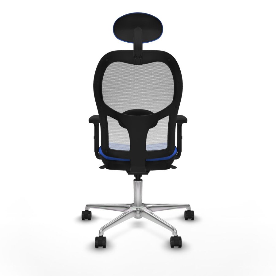 Kontorstol med hovedg�rde Piqueras y Crespo 2D086N1 Bl� #5