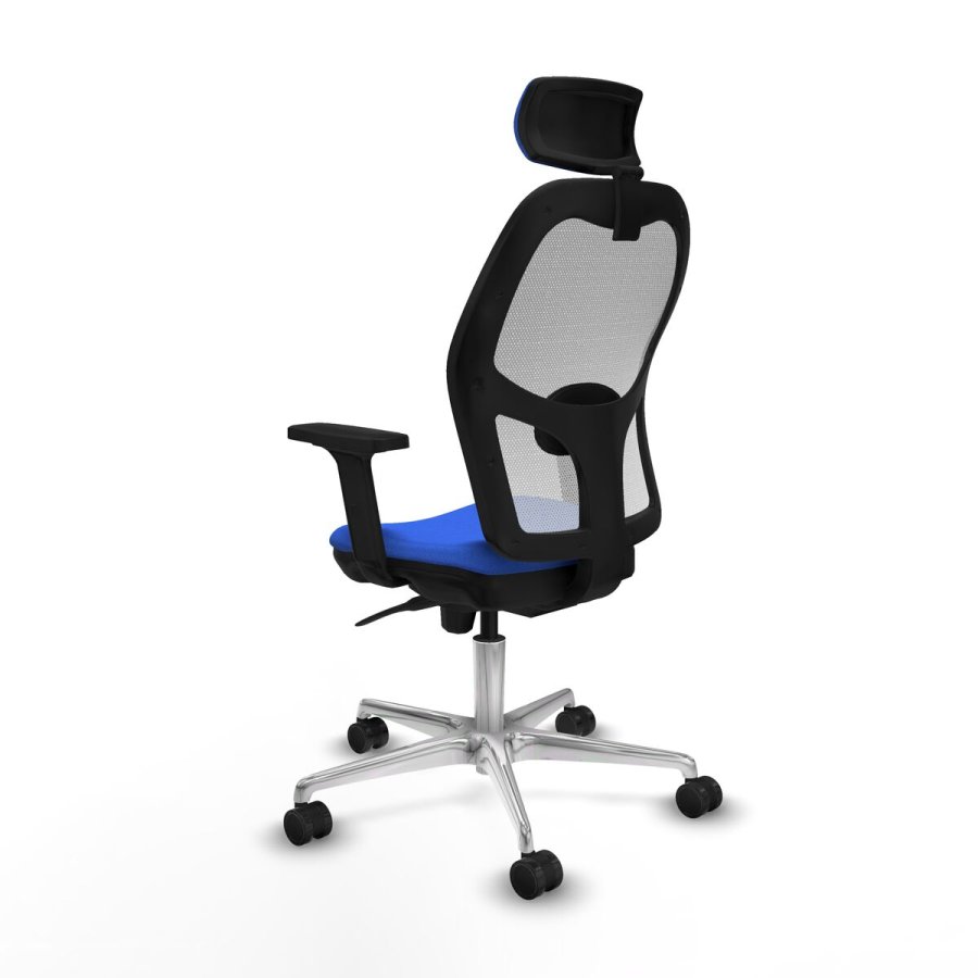 Kontorstol med hovedg�rde Piqueras y Crespo 2D086N2 Bl� #4