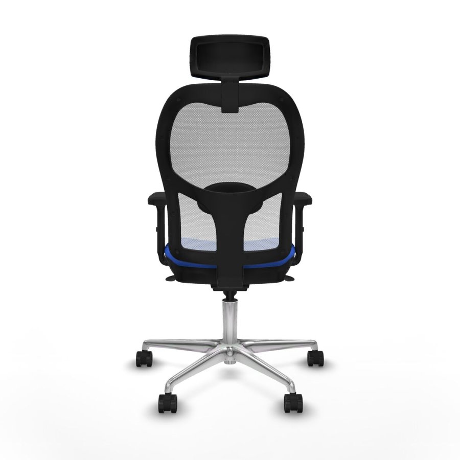 Kontorstol med hovedg�rde Piqueras y Crespo 2D086N2 Bl� #5