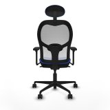 Kontorstol med hovedg�rde Piqueras y Crespo 3D036N1 Bl� #5