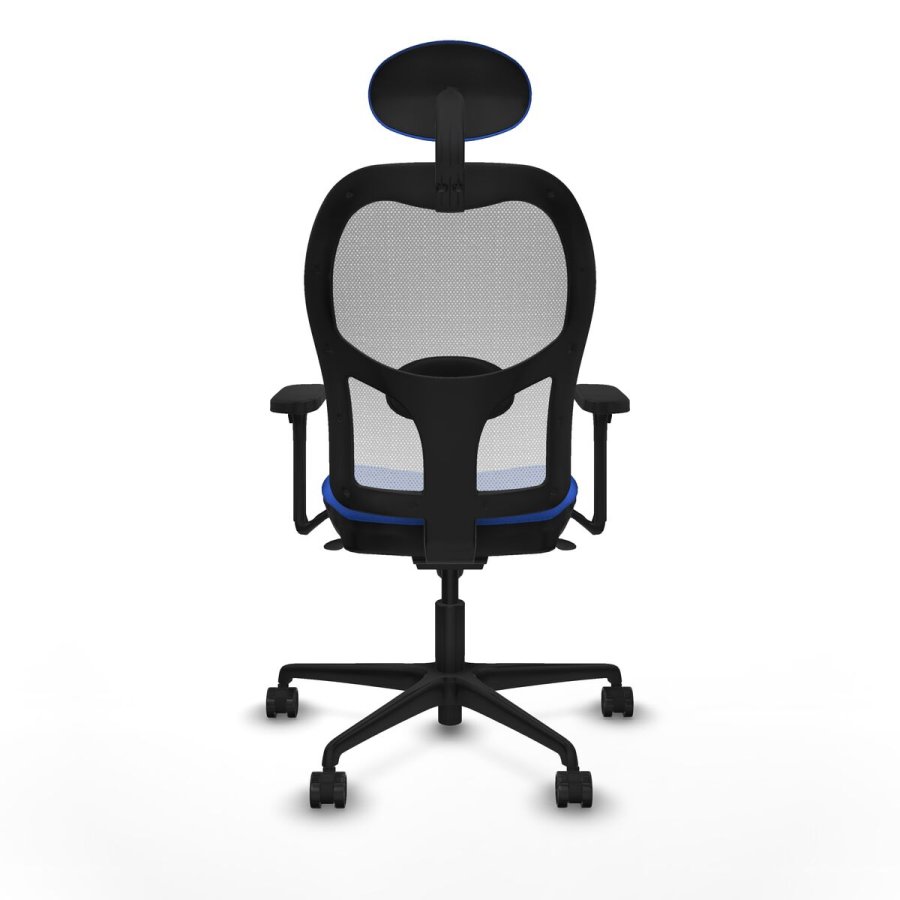 Kontorstol med hovedg�rde Piqueras y Crespo 3D036N1 Bl� #5