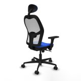 Kontorstol med hovedg�rde Piqueras y Crespo 3D036N1 Bl� #6