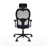 Kontorstol med hovedg�rde Piqueras y Crespo 3D036N2 Bl� #5