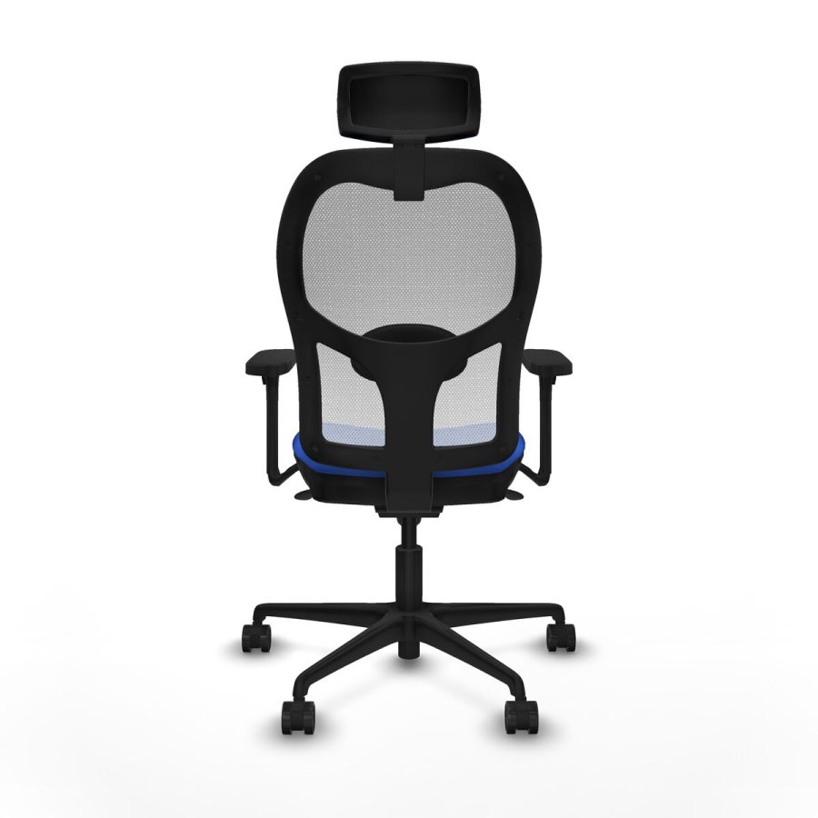 Kontorstol med hovedg�rde Piqueras y Crespo 3D036N2 Bl� #5