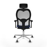 Kontorstol med hovedg�rde Piqueras y Crespo 3D086G2 Bl� #5