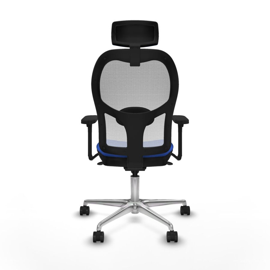 Kontorstol med hovedg�rde Piqueras y Crespo 3D086N2 Bl� #5