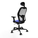 Kontorstol med hovedg�rde Piqueras y Crespo 2D036N1 Lysebl� #4