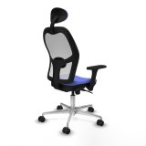 Kontorstol med hovedg�rde Piqueras y Crespo 3D086N1 Lysebl� #6