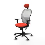 Kontorstol med hovedg�rde Jorquera Piqueras y Crespo 1D036G1 M�rk orange #5