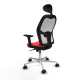 Kontorstol med hovedg�rde Piqueras y Crespo 2D086N1 M�rk orange #4