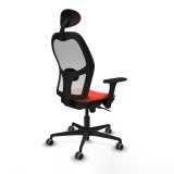 Kontorstol med hovedg�rde Piqueras y Crespo 3D036G1 M�rk orange #6