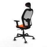 Kontorstol med hovedg�rde Piqueras y Crespo 2D036G1 Orange #4