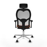 Kontorstol med hovedg�rde Piqueras y Crespo 3D086N2 Orange #5