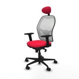 Kontorstol med hovedg�rde Piqueras y Crespo 2D036N1 R�d #2