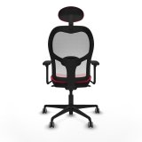 Kontorstol med hovedg�rde Piqueras y Crespo 3D036G1 R�d #5