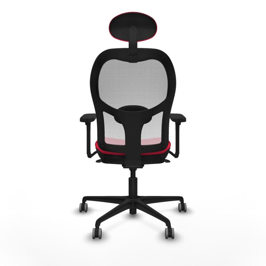 Kontorstol med hovedg�rde Piqueras y Crespo 3D036G1 R�d #5