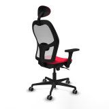 Kontorstol med hovedg�rde Piqueras y Crespo 3D036G1 R�d #6