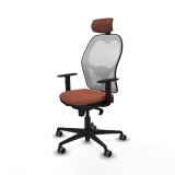 Kontorstol med hovedg�rde Piqueras y Crespo 1D036G2 Hvid Brun #2