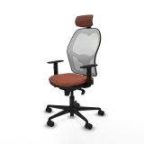 Kontorstol med hovedg�rde Piqueras y Crespo 1D036N2 Hvid Brun #2