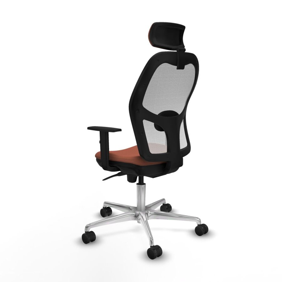 Kontorstol med hovedg�rde Piqueras y Crespo 1D086N2 Hvid Brun #4