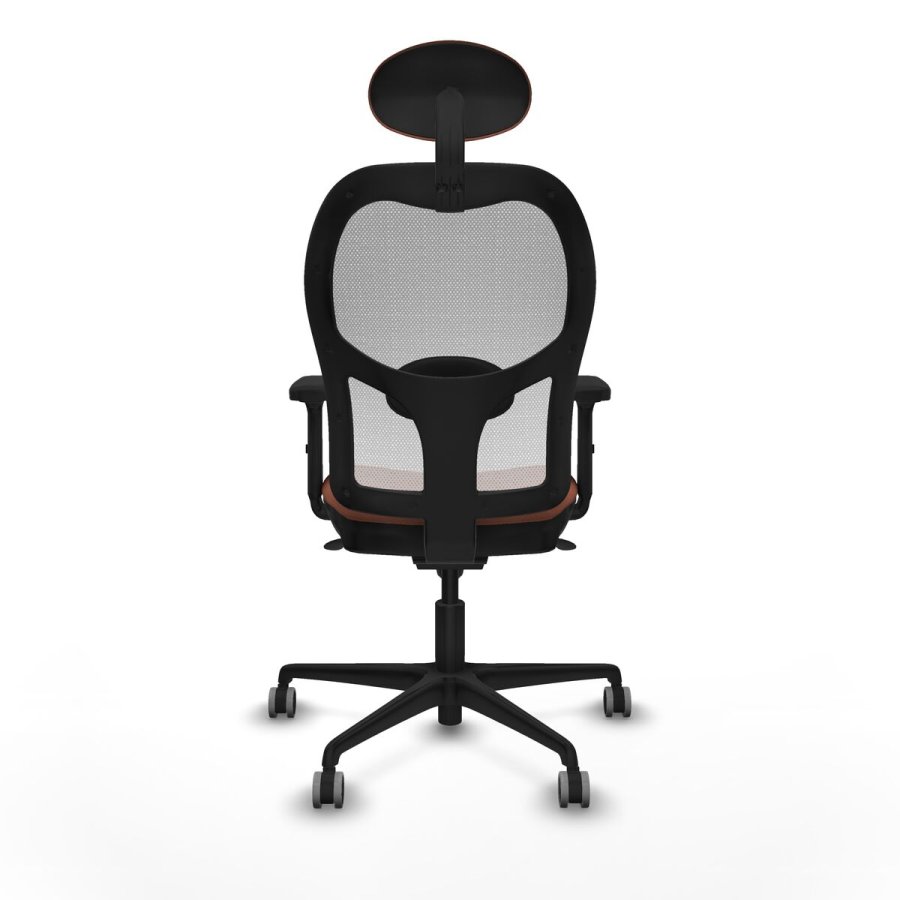 Kontorstol med hovedg�rde Piqueras y Crespo 2D036G1 Hvid Brun #5