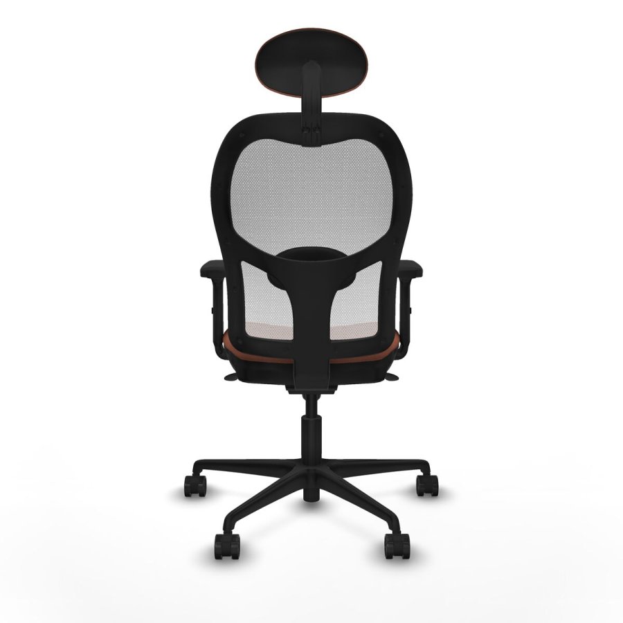 Kontorstol med hovedg�rde Piqueras y Crespo 2D036N1 Hvid Brun #5