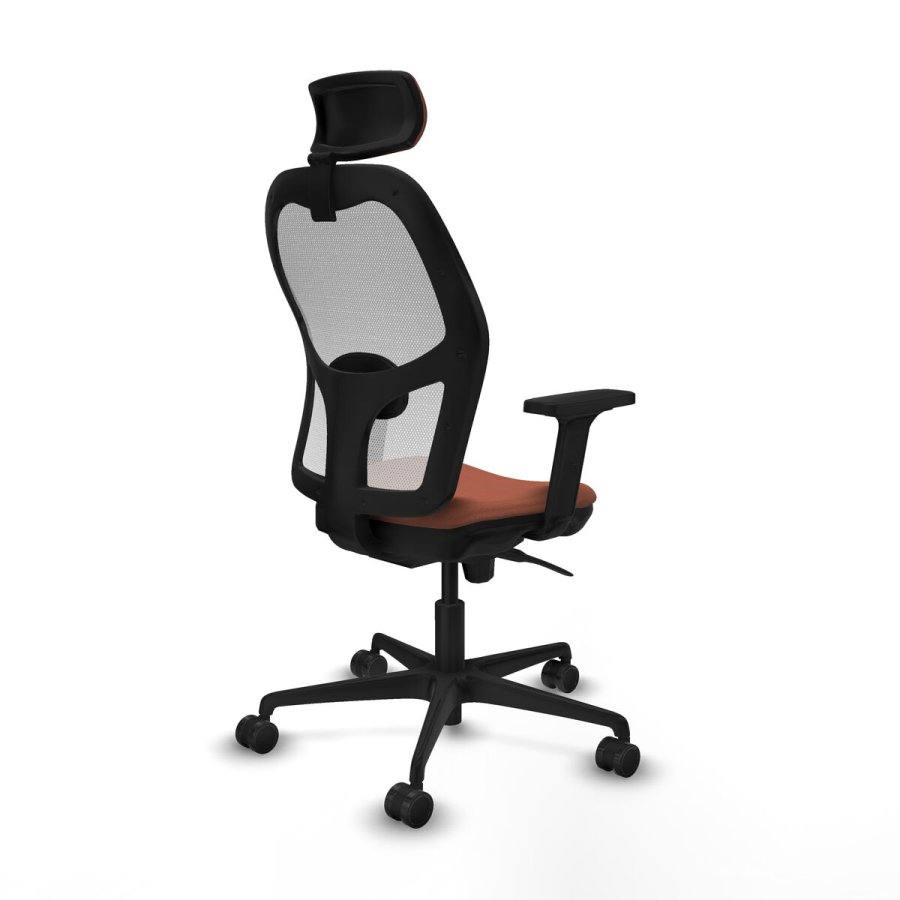 Kontorstol med hovedg�rde Piqueras y Crespo 2D036N2 Hvid Brun #6