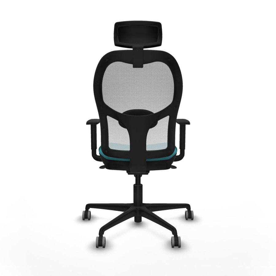 Kontorstol med hovedg�rde Piqueras y Crespo 1D036G2 Turkisbl� #5