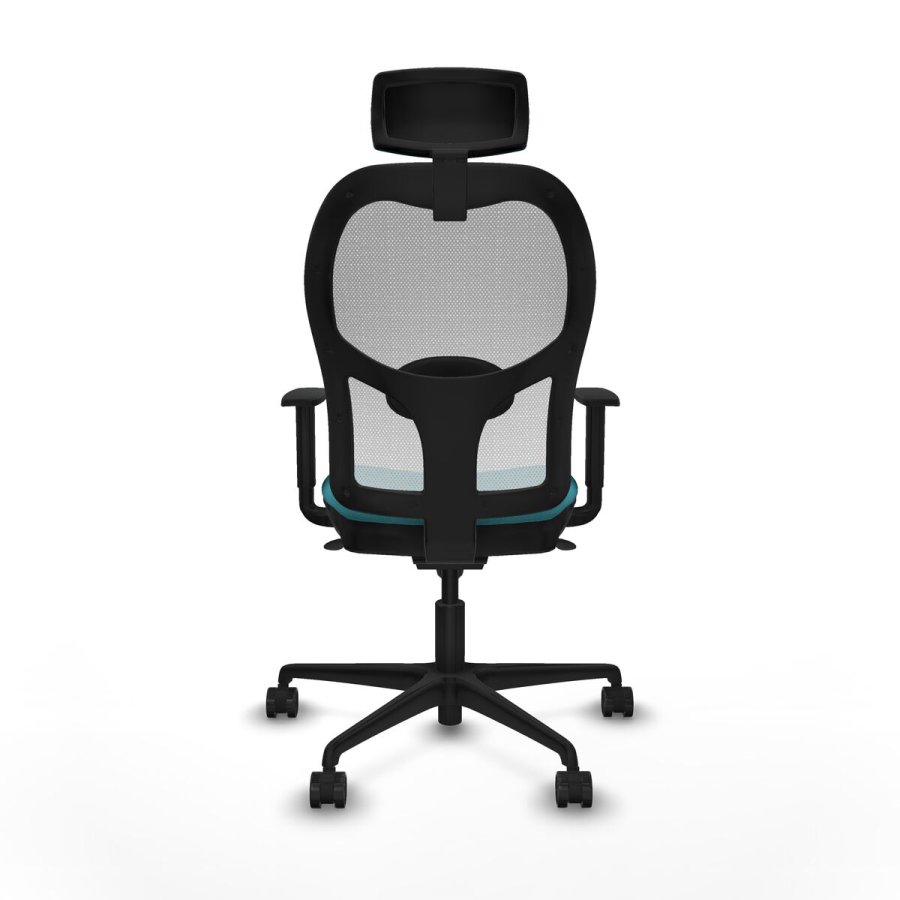 Kontorstol med hovedg�rde Piqueras y Crespo 1D036N2 Turkisbl� #5