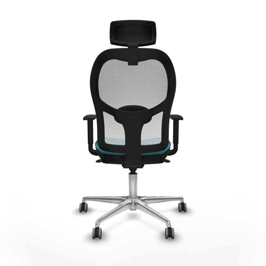 Kontorstol med hovedg�rde Piqueras y Crespo 1D086G2 Turkisbl� #5